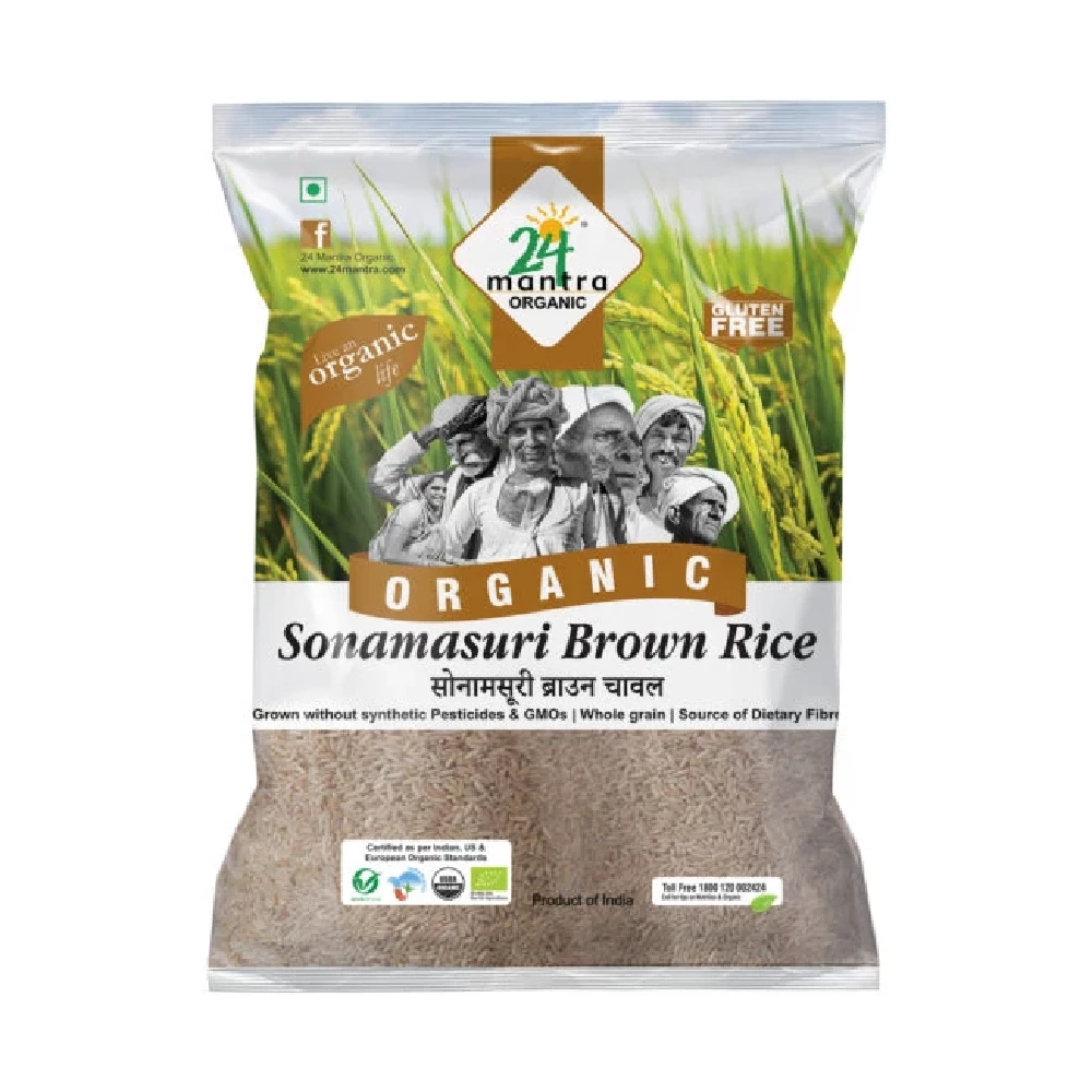 24 Mantra Organic Sona Masoori Brown Rice, 5 Kg-1.webp